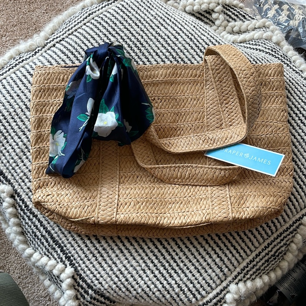 Draper James Everyday Straw Bag